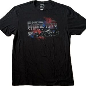 Big Machine Music City Grand Prix Black T-Shirt NWT